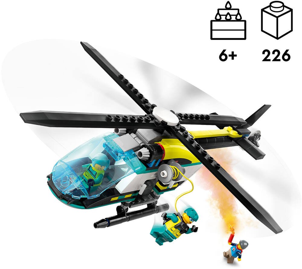 LEGO 60405 L'hélicoptère des urgences