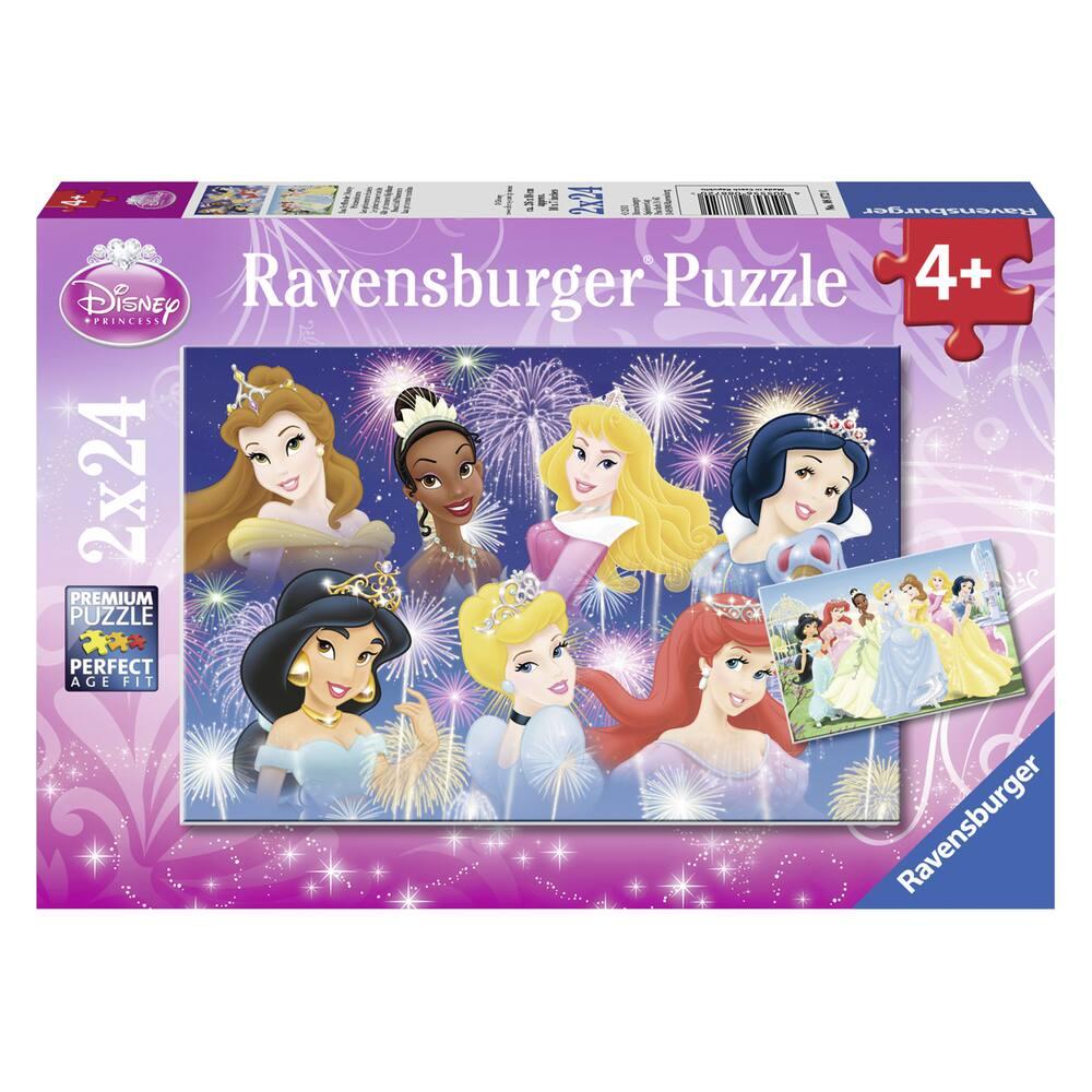 Puzzle Puzzles 2x24 P - Les Princesses Réunies / Disney Princesses