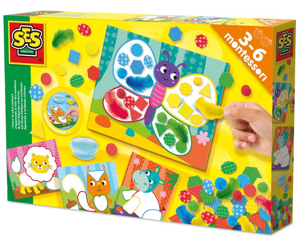 Jouet Sensoriel De Tri Des Couleurs - Hippocampe En Caoutchouc Souple - Apprentissage Montessori - Anti-stress Enfants - 10