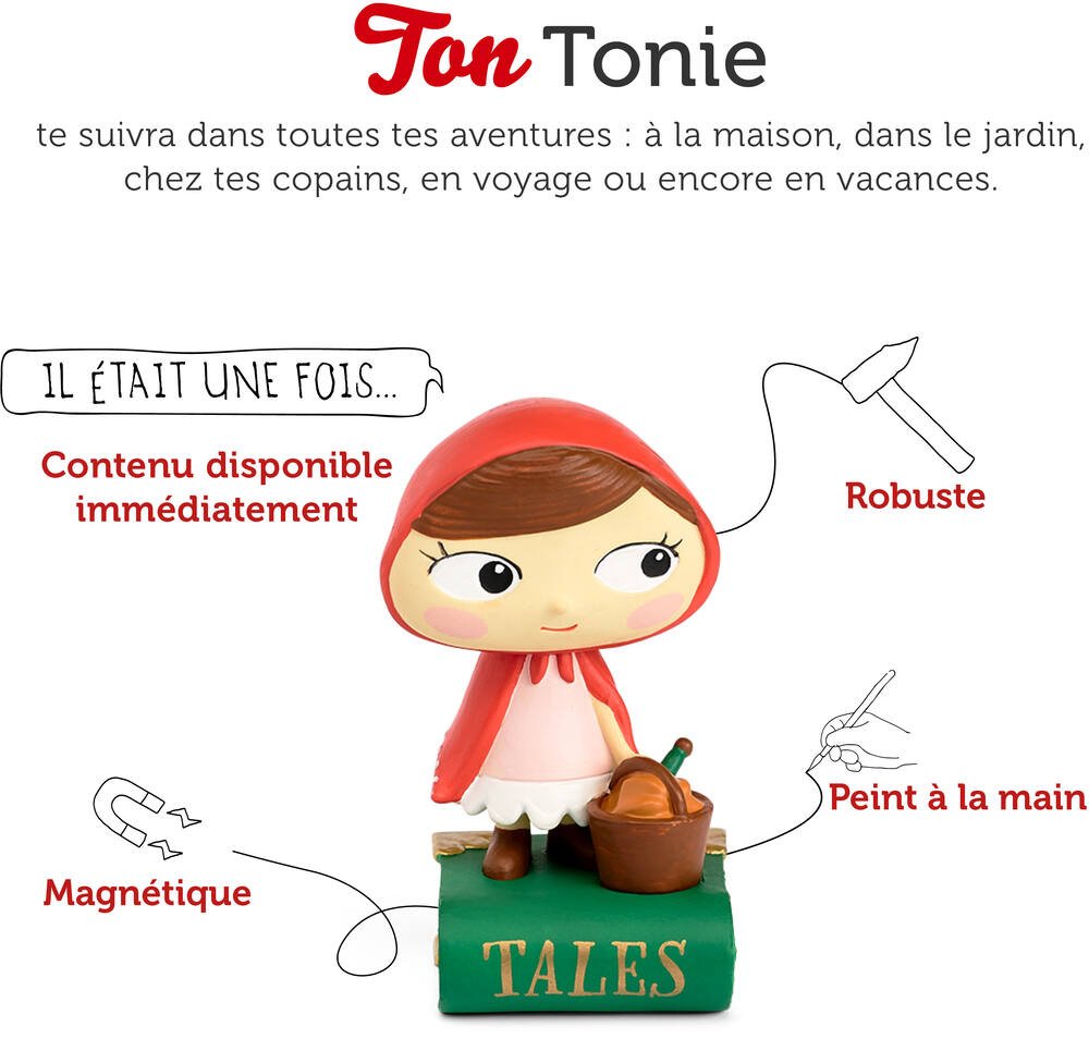 Figurine Tonie Le petit chaperon rouge et 3 autres contes Tonies