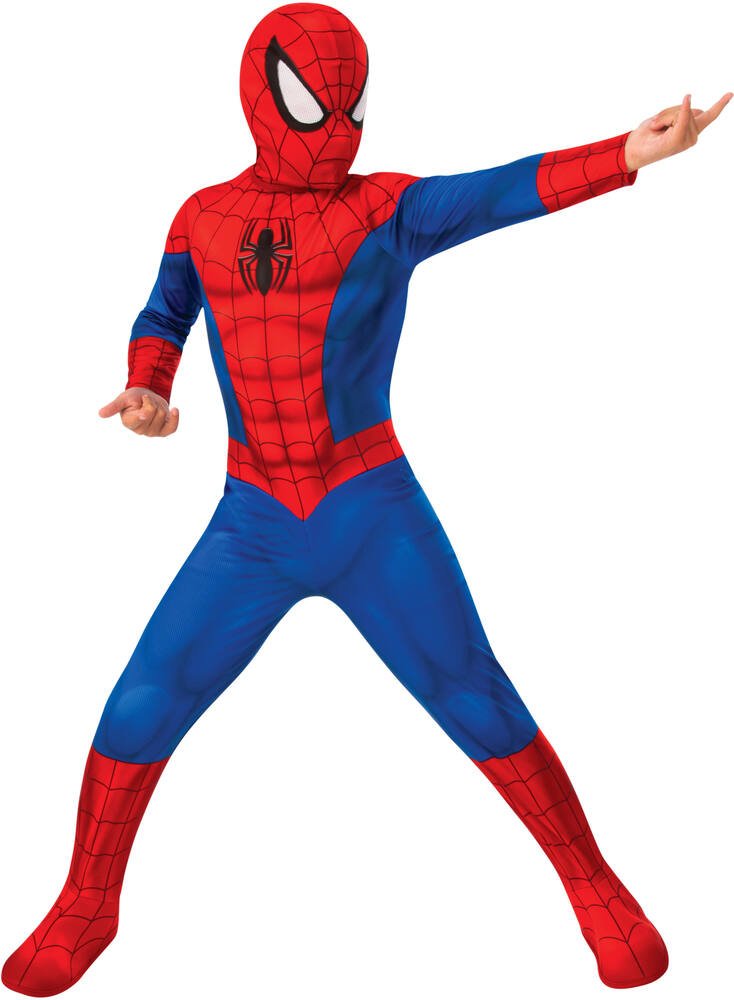 Spider-man deguisement - taille s - 3-4 ans, fetes et anniversaires