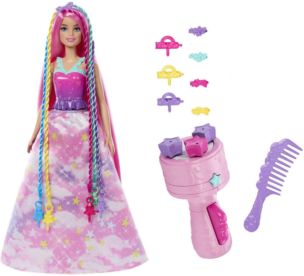 Poupée princesse tresses magiques Barbie - Intermarché