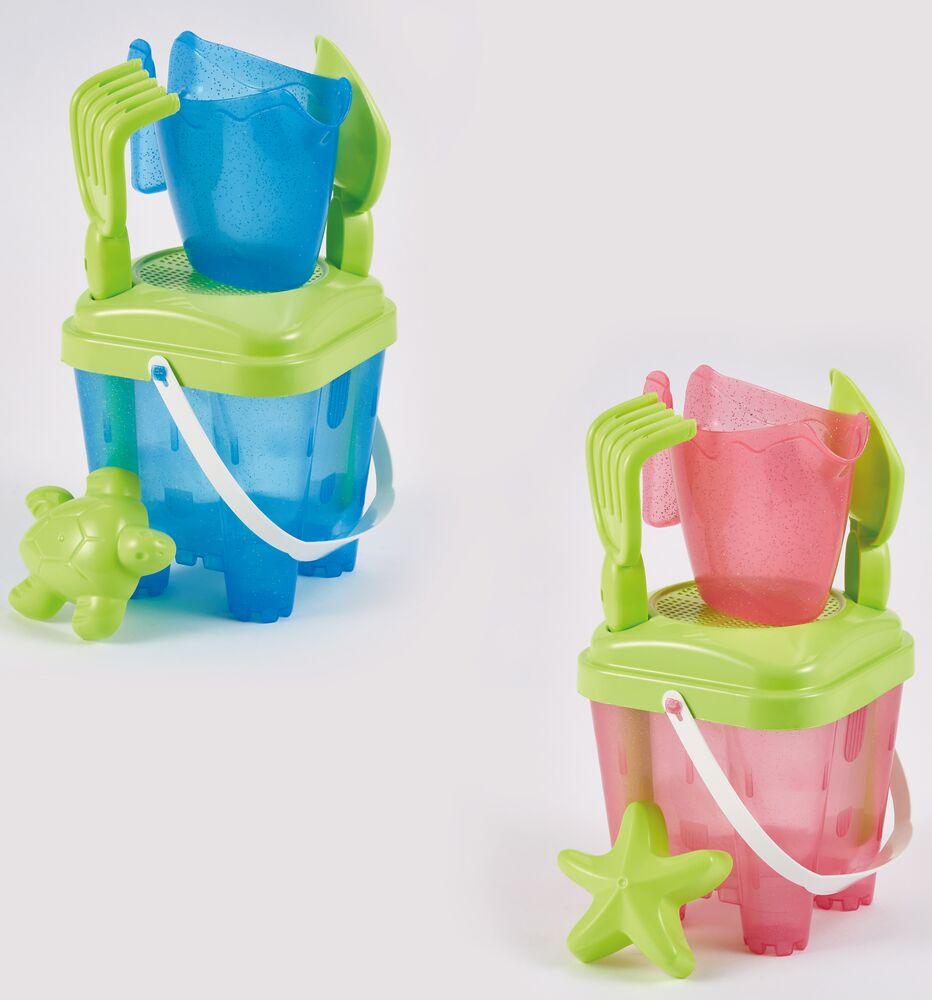 Promo Seau Vide Château Fort 14 Cm écoiffier chez Géant Casino