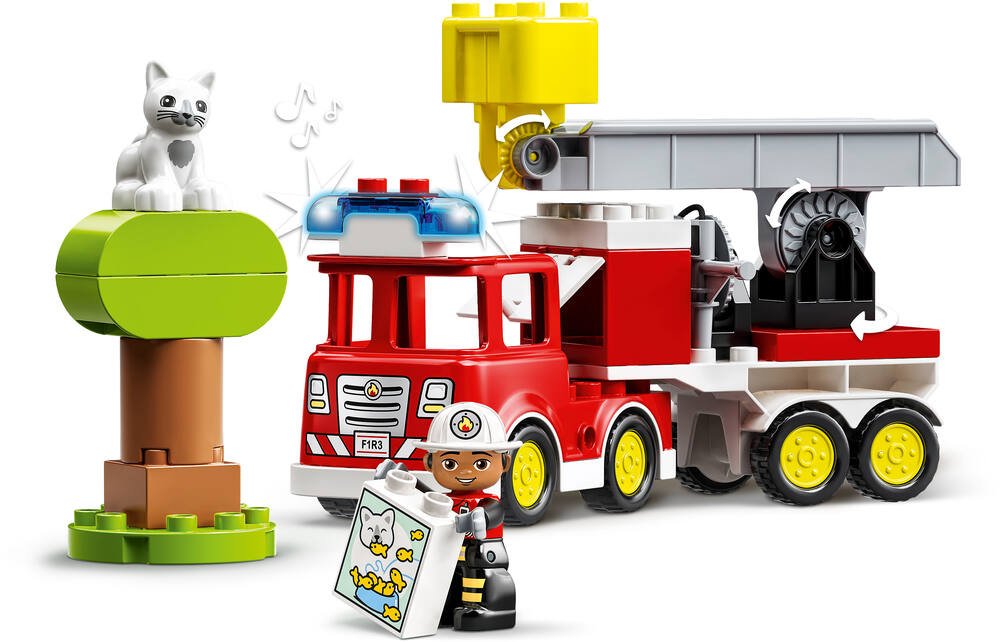 LEGO DUPLO - LEGOville - 5682 - Jouet Premier Age - Le Camion des Pompiers