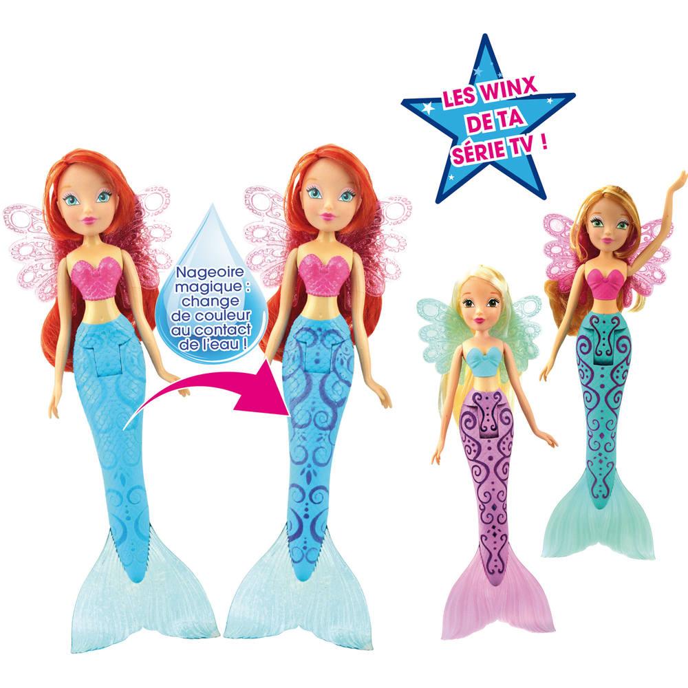 barbie sirene change de couleur