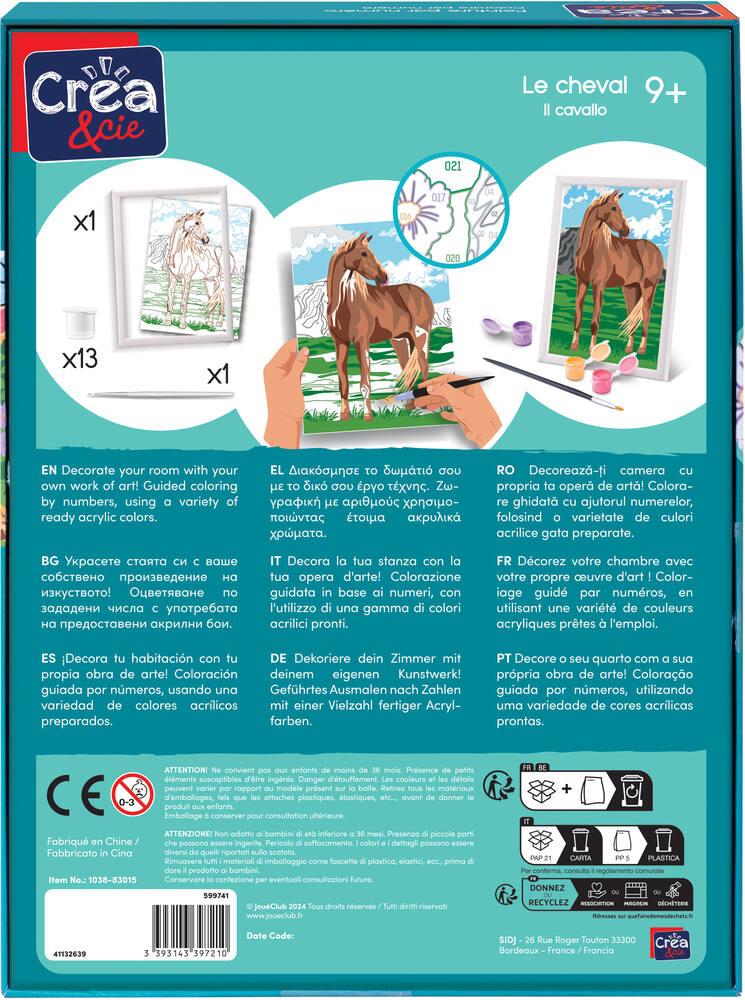 Hiolife Peinture par Numero pour Enfant et Adulte, Loisirs Créatifs Activité Manuelle, Peinture Acrylique Kit de Dessin pour Filles et Garçons, Sans Cadre 40 x 50 cm - Animaux - éléphant