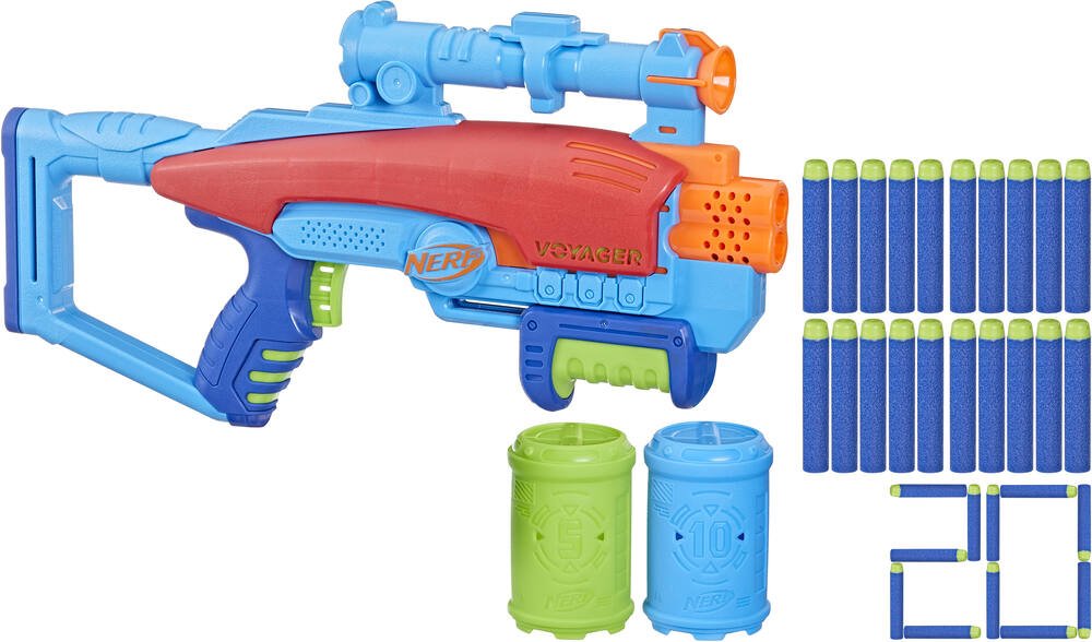 Pistolet Nerf Elite Junior - Pack Voyage Target Set