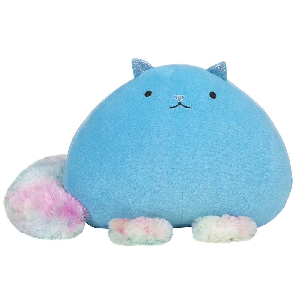 Peluche fluffy - chat bleu moyen modele, peluche