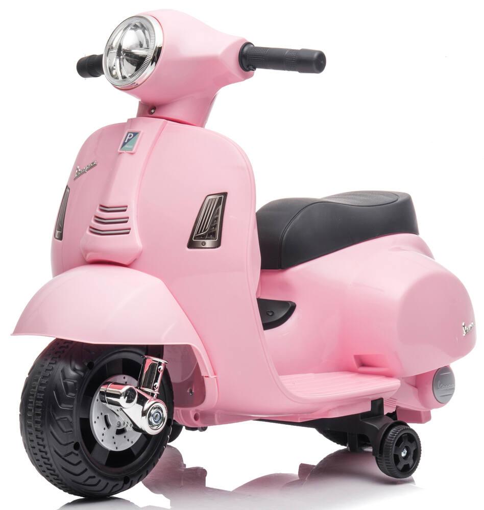 Turbo challenge porteur electrique mini vespa gts rose clair