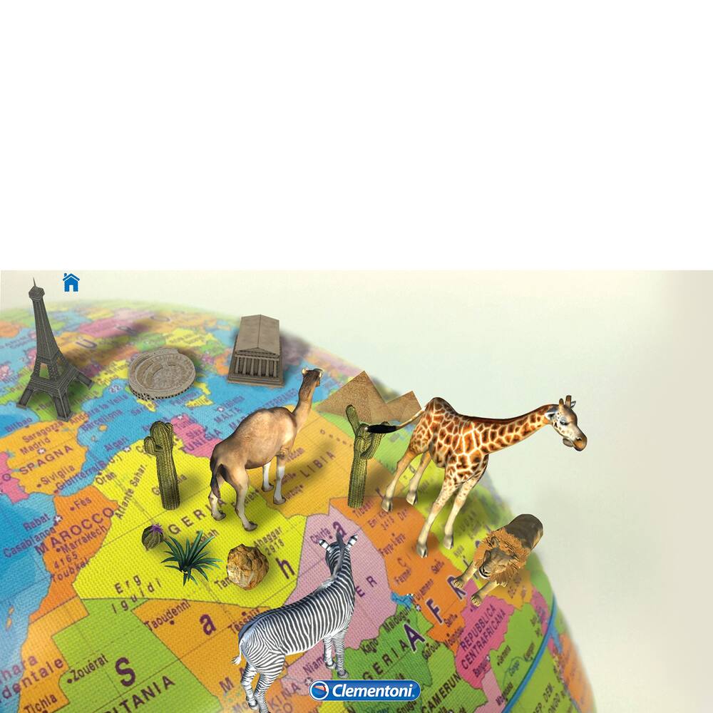 Education clementoni - exploraglobe - globe interactif, jeux educatifs
