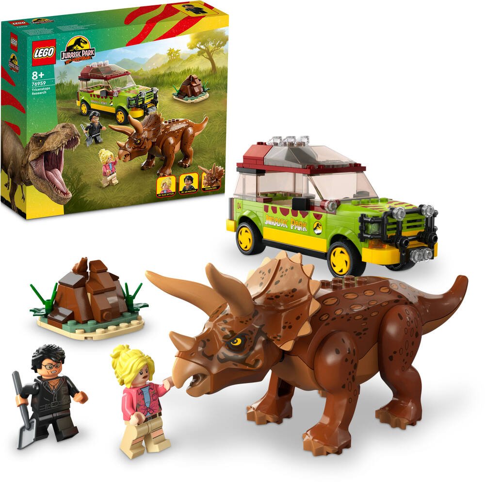 Lego®jurassic world™ 76959 - la recherche du triceratops