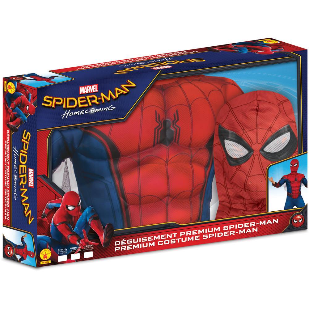 Deguisement Premium Spider Man Homecoming Taille M 5 6 Ans Fetes Et Anniversaires Joueclub