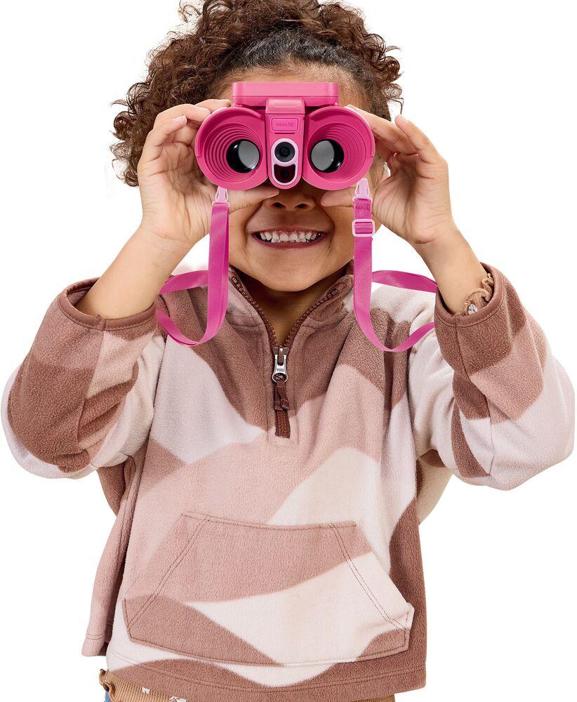 Jumelles Pour Enfants – Grossissement 4x30 – ABS Robuste – Observation D'oiseaux, Randonnée, Voyage – Dès 6 Ans