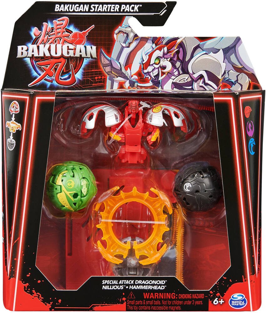 Bakugan - starter pack v1, comme a l'ecole - rentree scolaire
