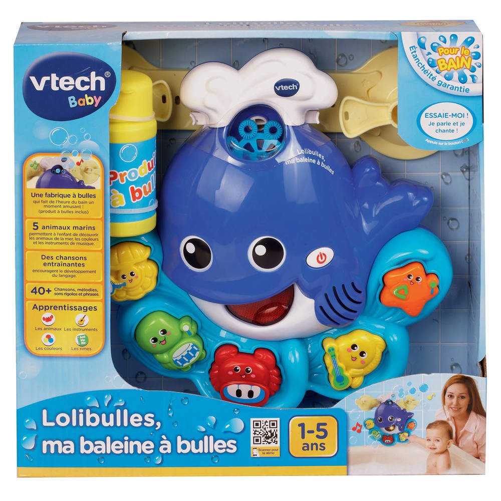 Vtech Baby Lolibulles Ma Baleine A Bulle Jouets 1er Age Joueclub