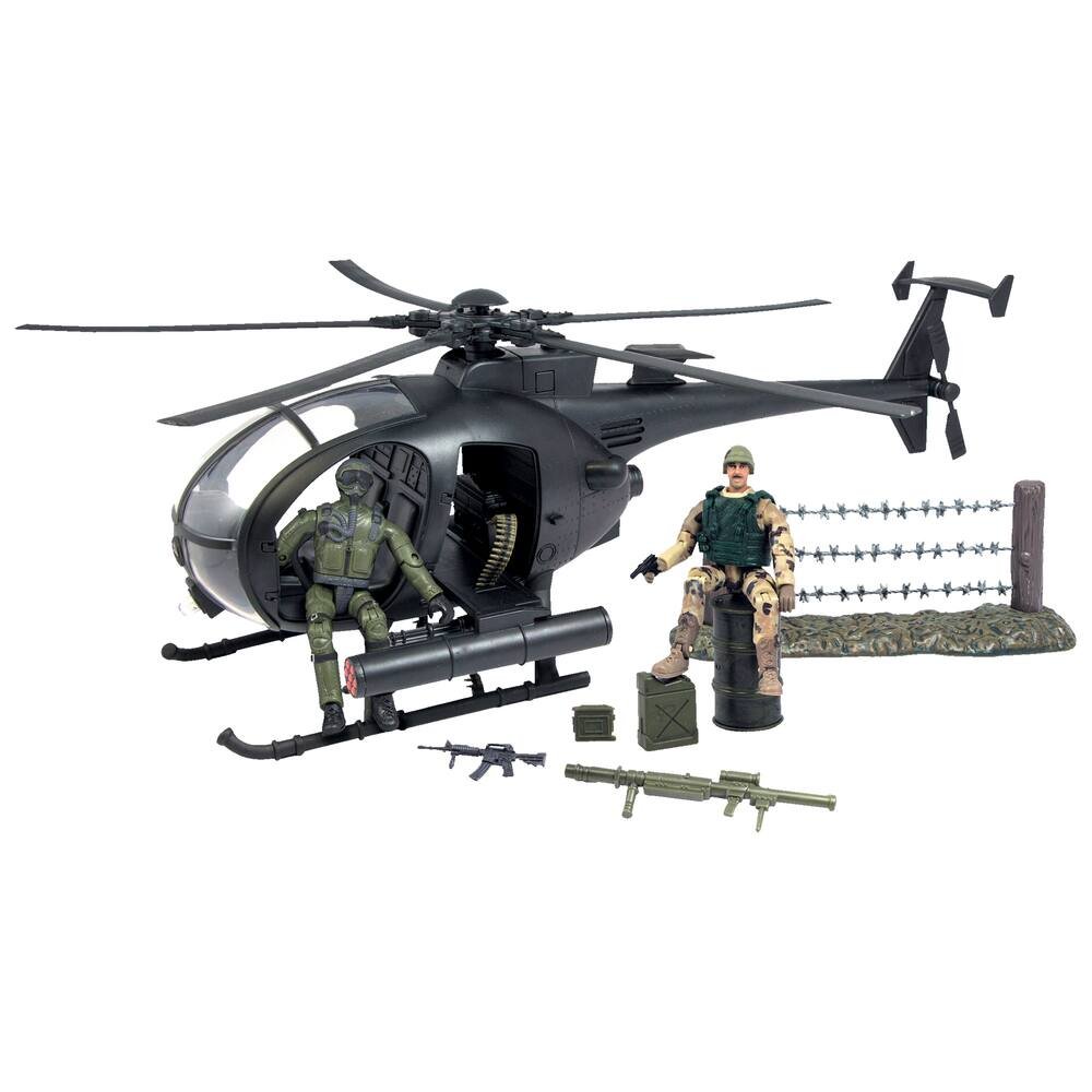 Coffret helicoptere de combat, figurines