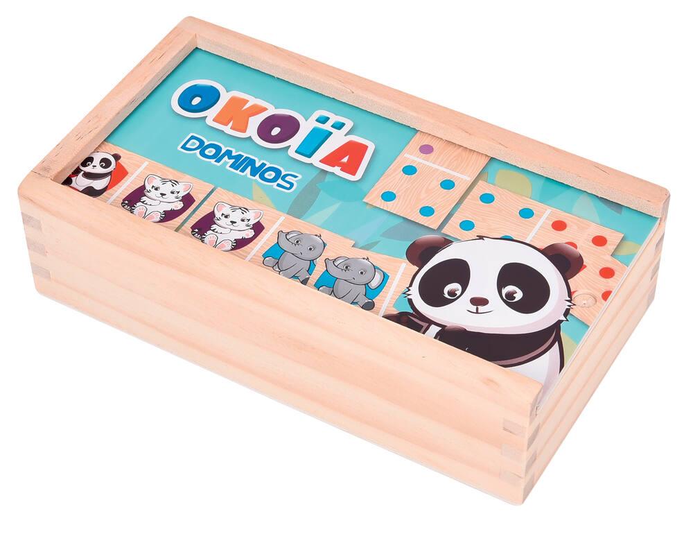 Jeu de dominos Double 6 en bois FSC Jeu de dominos Double 6 en bois FSC