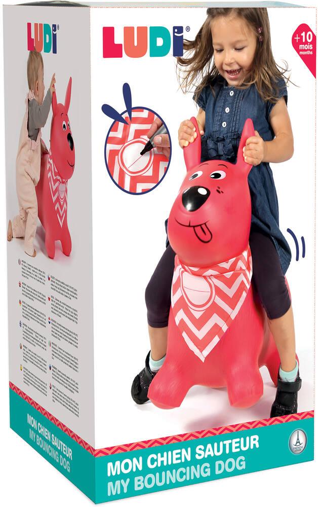 Chien sauteur rose jeux exterieurs et sports jouéclub