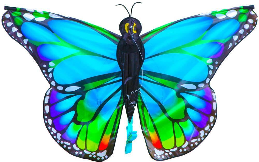 Simxkai Grand cerf-volant papillon pour enfants et adultes, grand