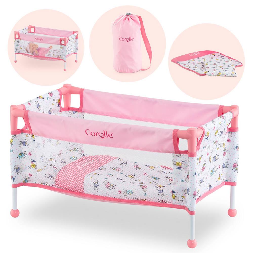 Lit De Voyage Oreiller Couverture 36 42 Cm Corolle Accesoires Poupees Joueclub