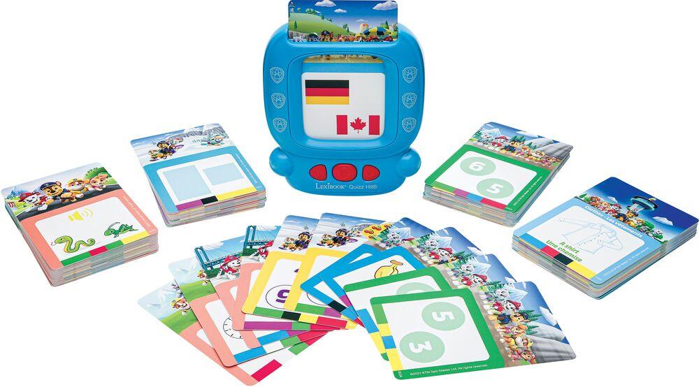 Lecteur de cartes interactif parlant bilingue quizz hit pat patrouille anglais et français multicolore - Lexibook