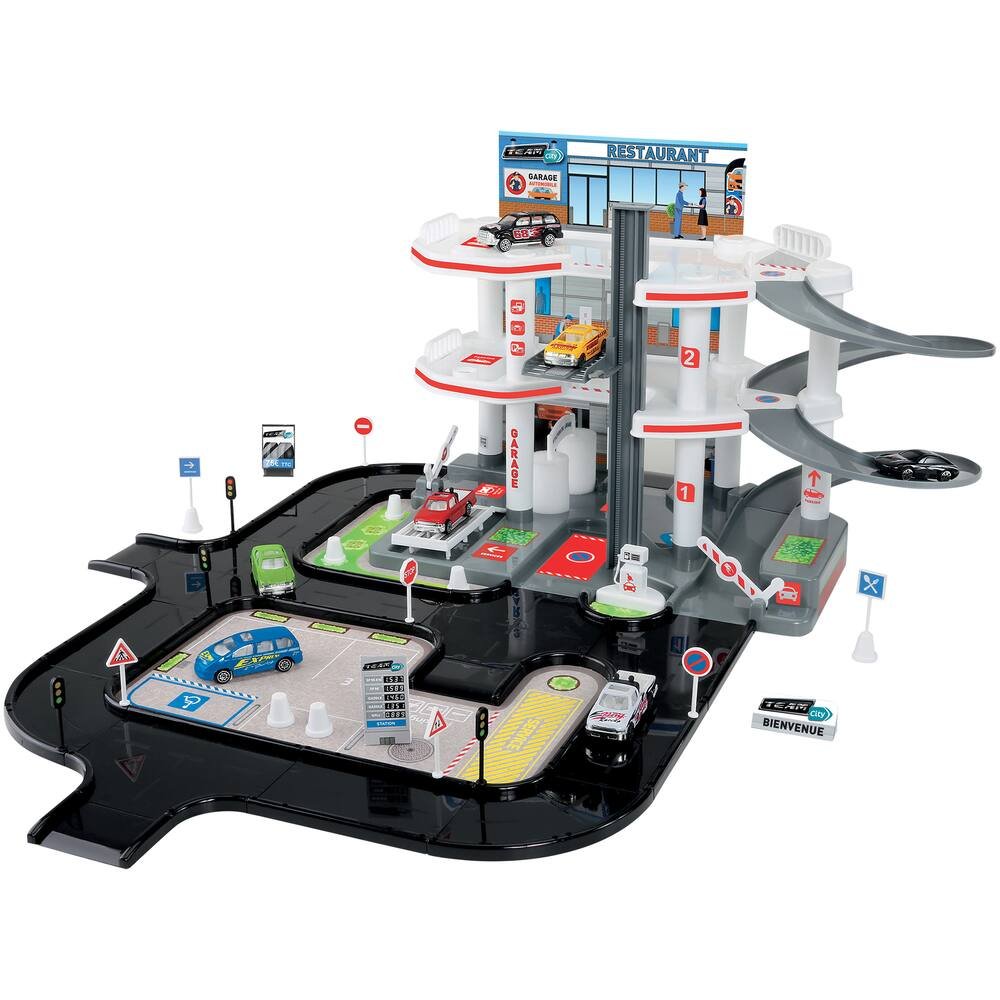 Garage Total 3 niveaux MBI : King Jouet, Garages et circuits MBI -  Véhicules, circuits et jouets radiocommandés