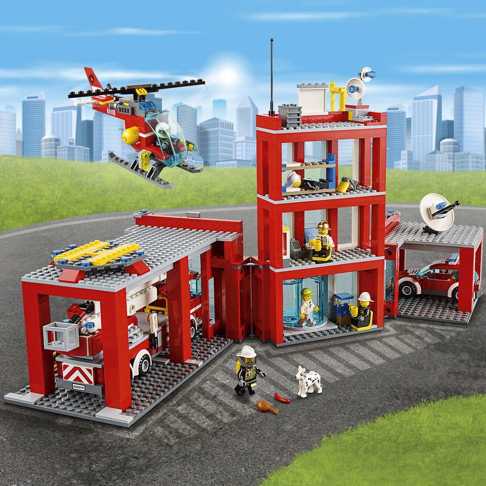 lego caserne pompier 60110