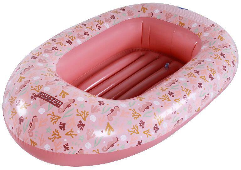 Ballon De Plage Little Pink Flowers 35 Cm - Little Dutch