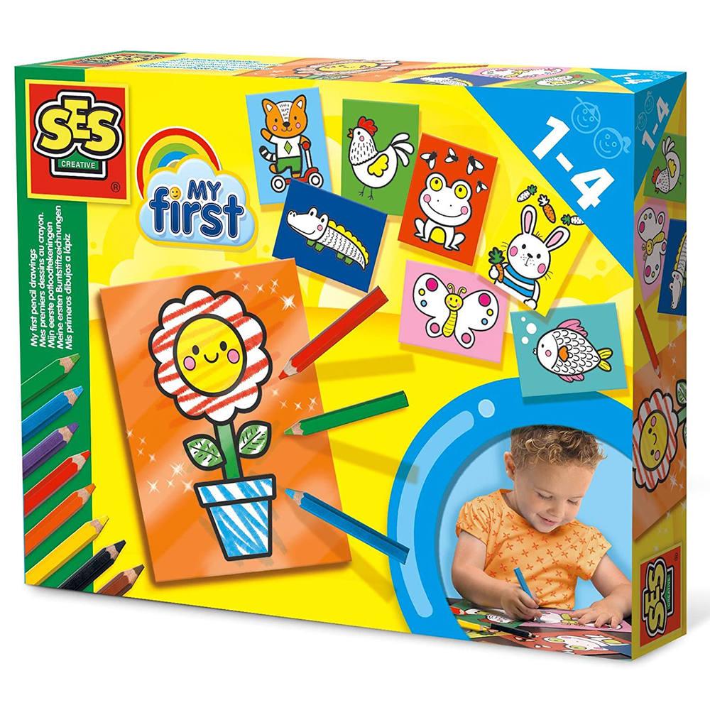 Mes Premiers Dessins Au Crayon My First Activites Creatives Et Manuelles Joueclub