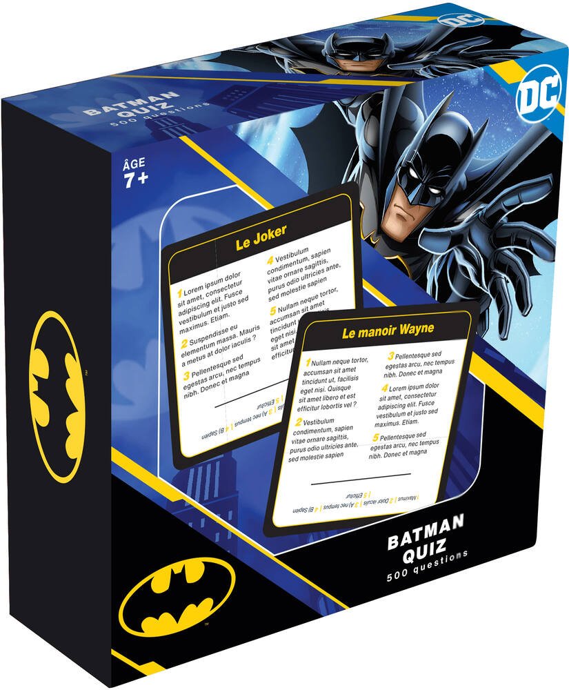 Quiz 500 - batman | jeux de societes | jouéclub