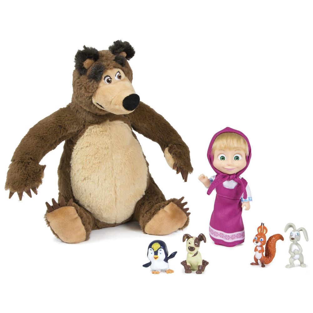 masha et michka peluche
