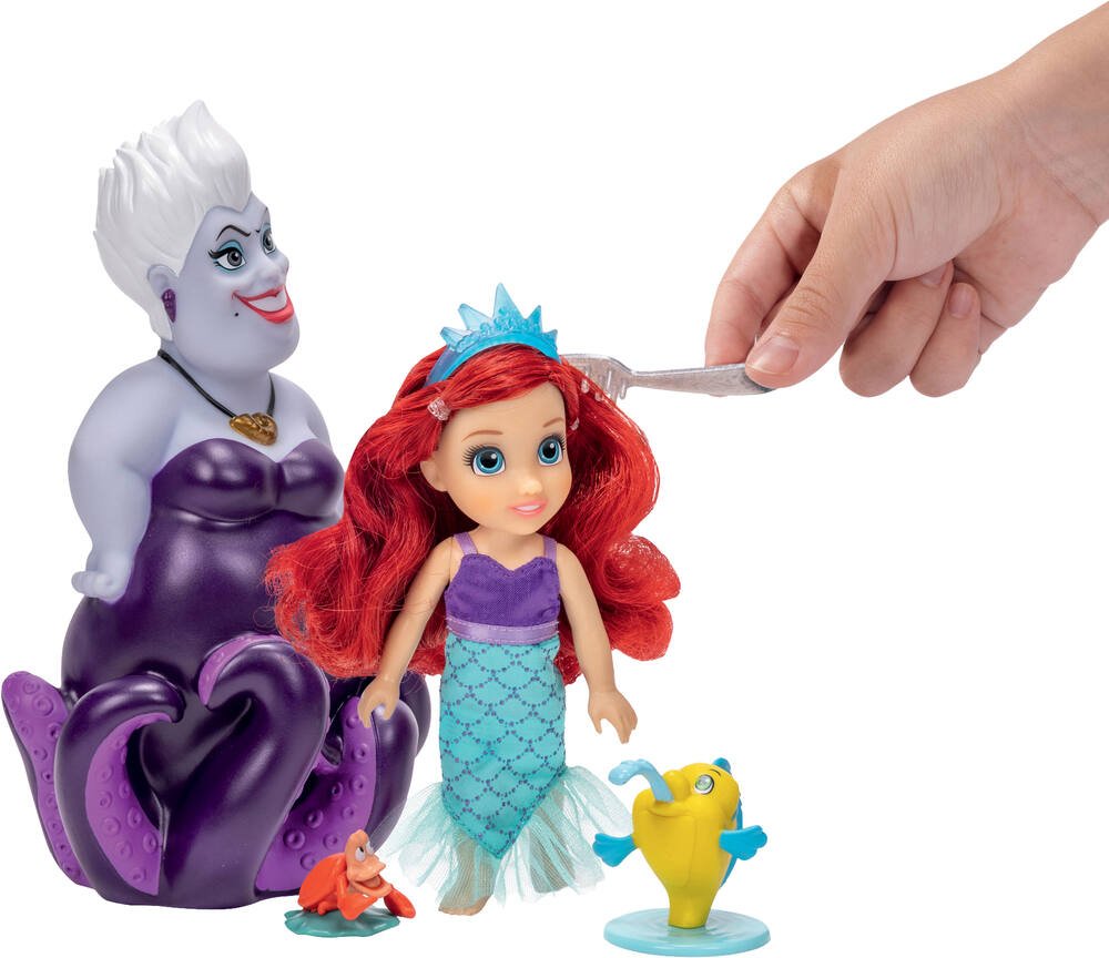 Disney princesses - ariel - coffret poupee ariel et ursula