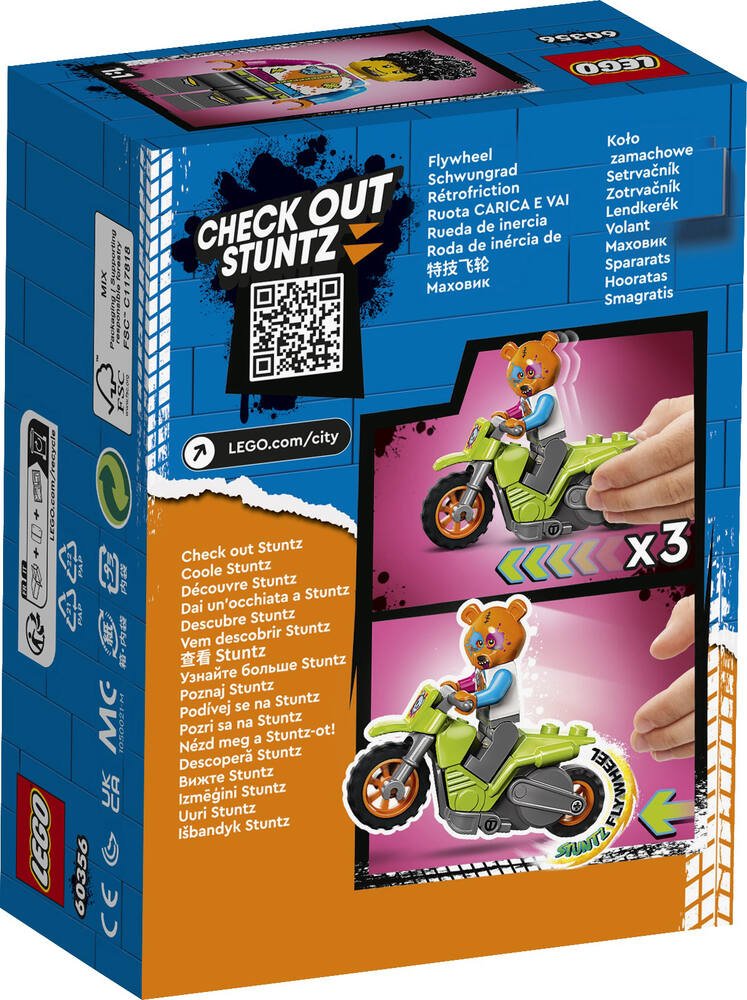 LEGO 60356 - La moto de cascade de l'Ours LEGO