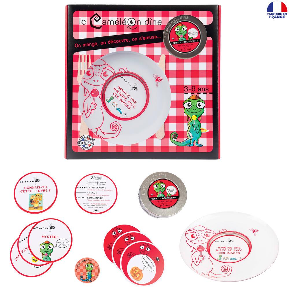 Coffret le cameleon dine rouge 3 6 ans | jeux d'imitation Coffret le cameleon dine rouge 3 6 ans | jeux d'imitation