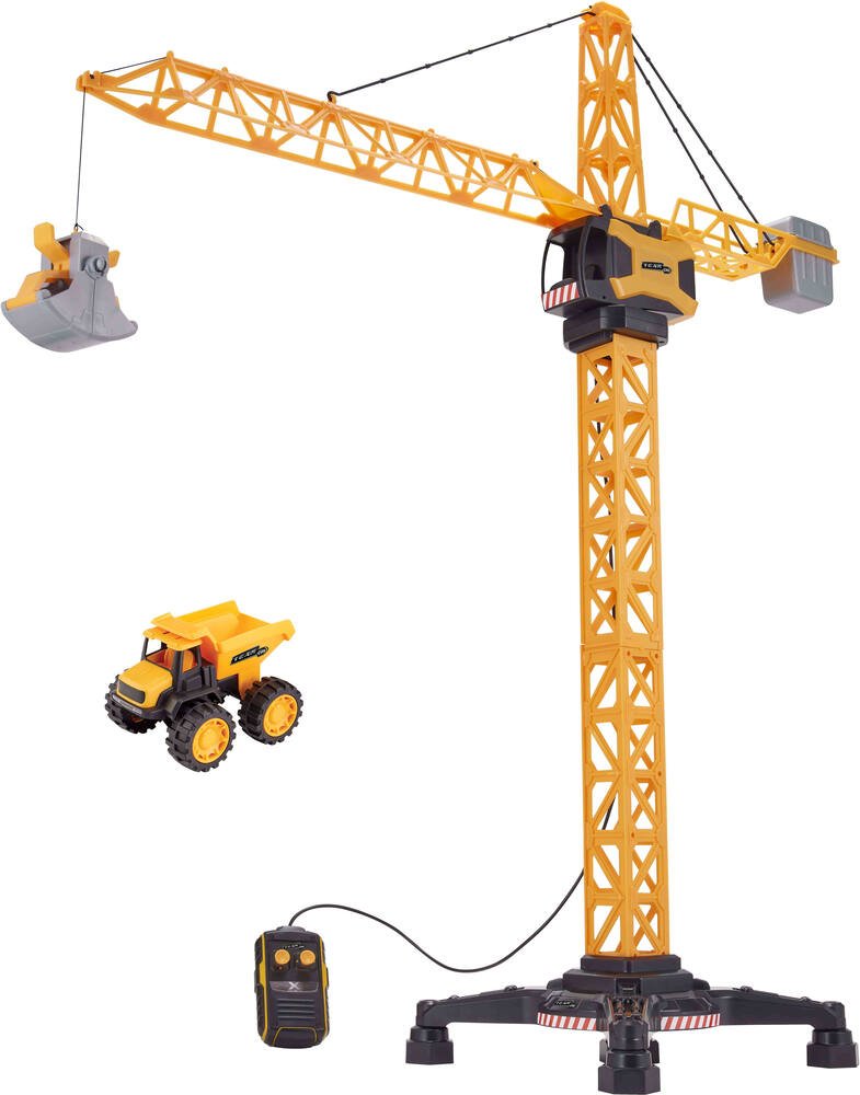Grue à tour en alliage RC pour enfants, camion d'ingénierie électrique  télécommandé, 1,25 mètres de haut, grue jouet grue