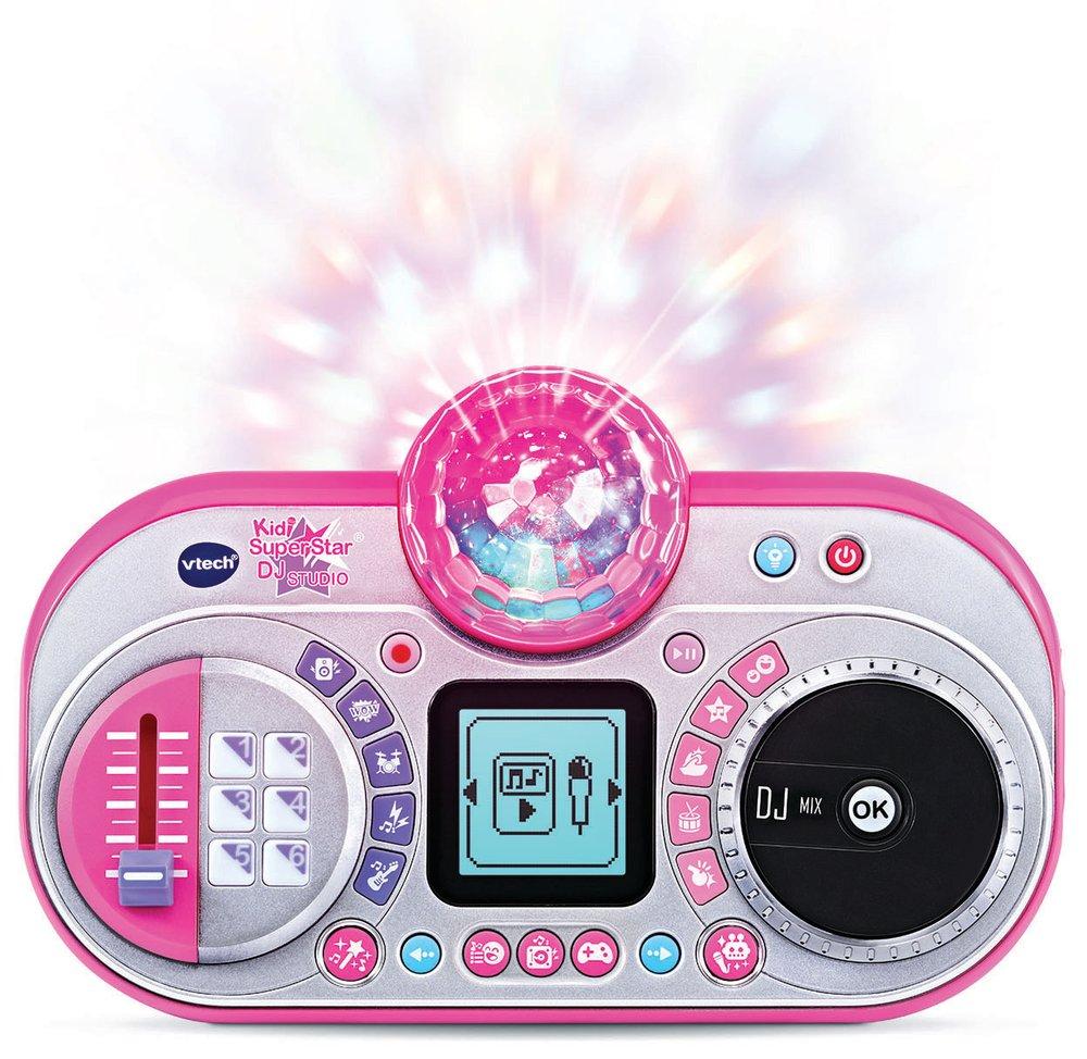 Kidi superstar dj studio noir avec micro sur pied Kidi superstar dj studio noir avec micro sur pied