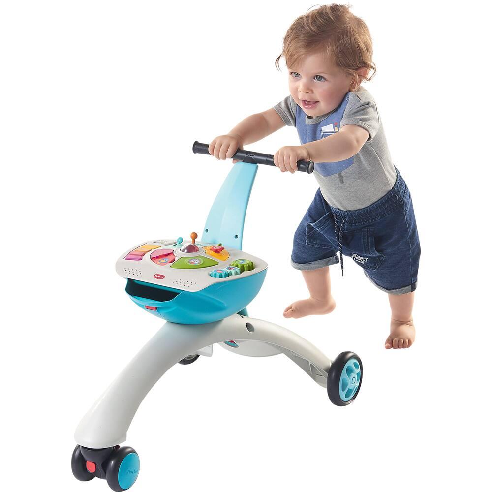Tiny Rider Chariot De Marche Et Porteur Evolutif 5 En 1 Bleu Jouets 1er Age Joueclub