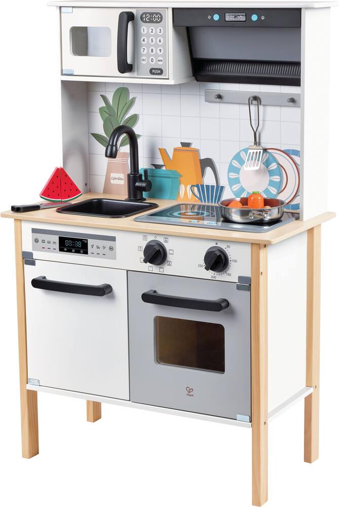 Cuisine En Bois Small Foot Pour Enfants – Blanche – Éveil Et Créativité
