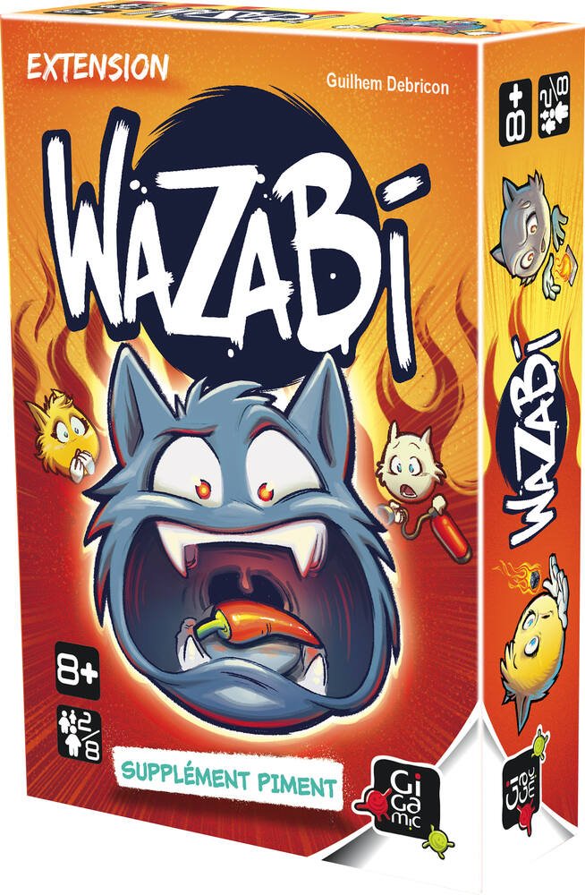 Wazabi supplement piment, jeux de societe