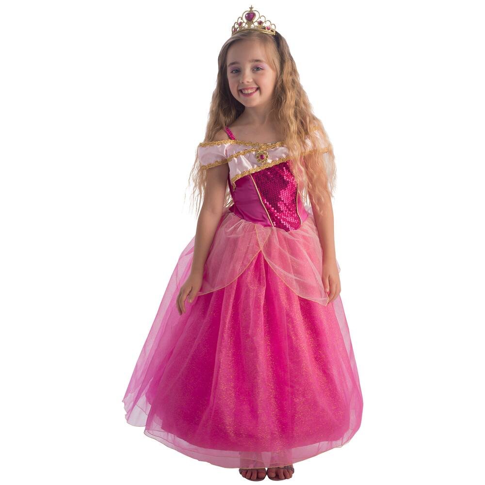 Deguisement mila princesse de conte taille 5-7 ans, fetes et anniversaires