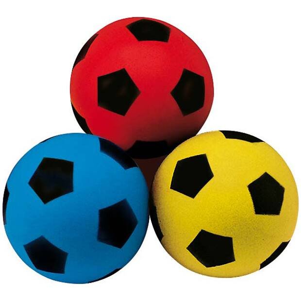 Ballon de foot en mousse, jeux exterieurs et sports