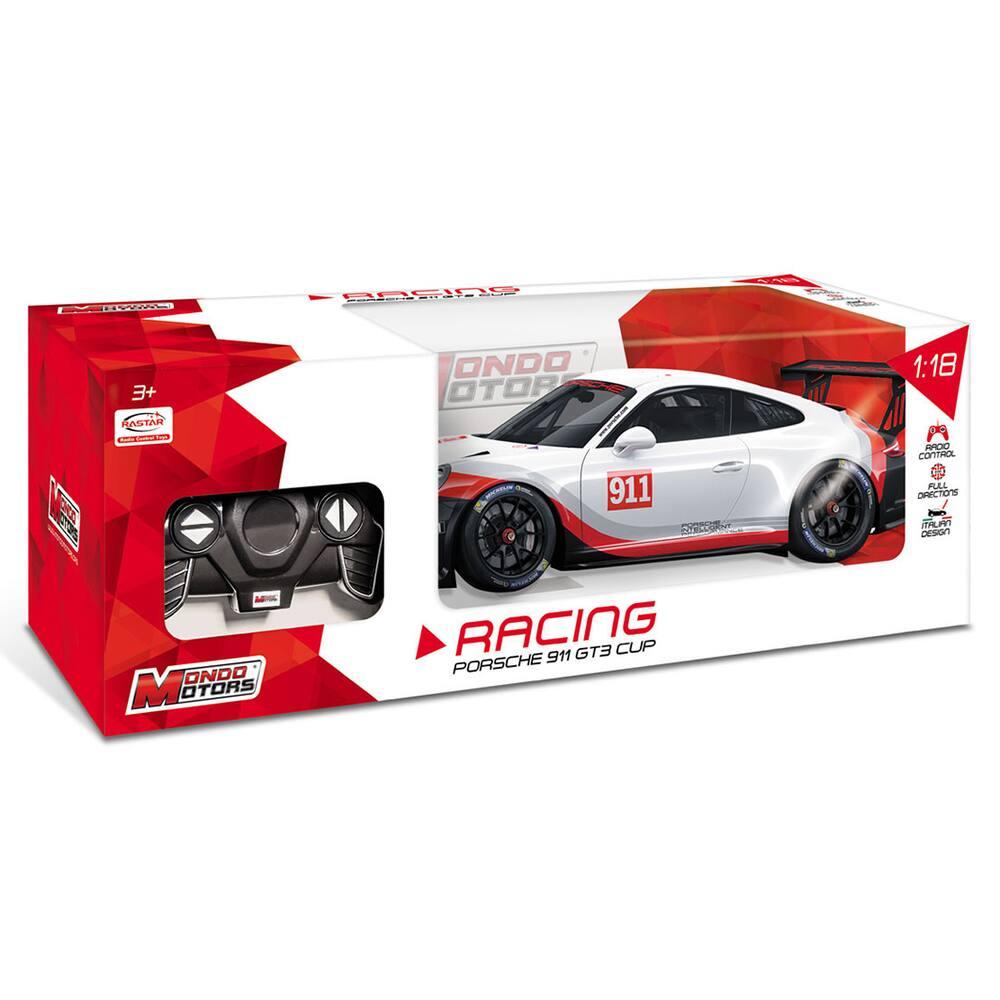 Porsche 911 gt3 cup radiocommande 1 18eme vehicules garages