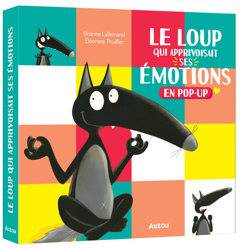 Le loup - livre le loup qui apprivoisait ses emotions - en pop up, jeux  educatifs
