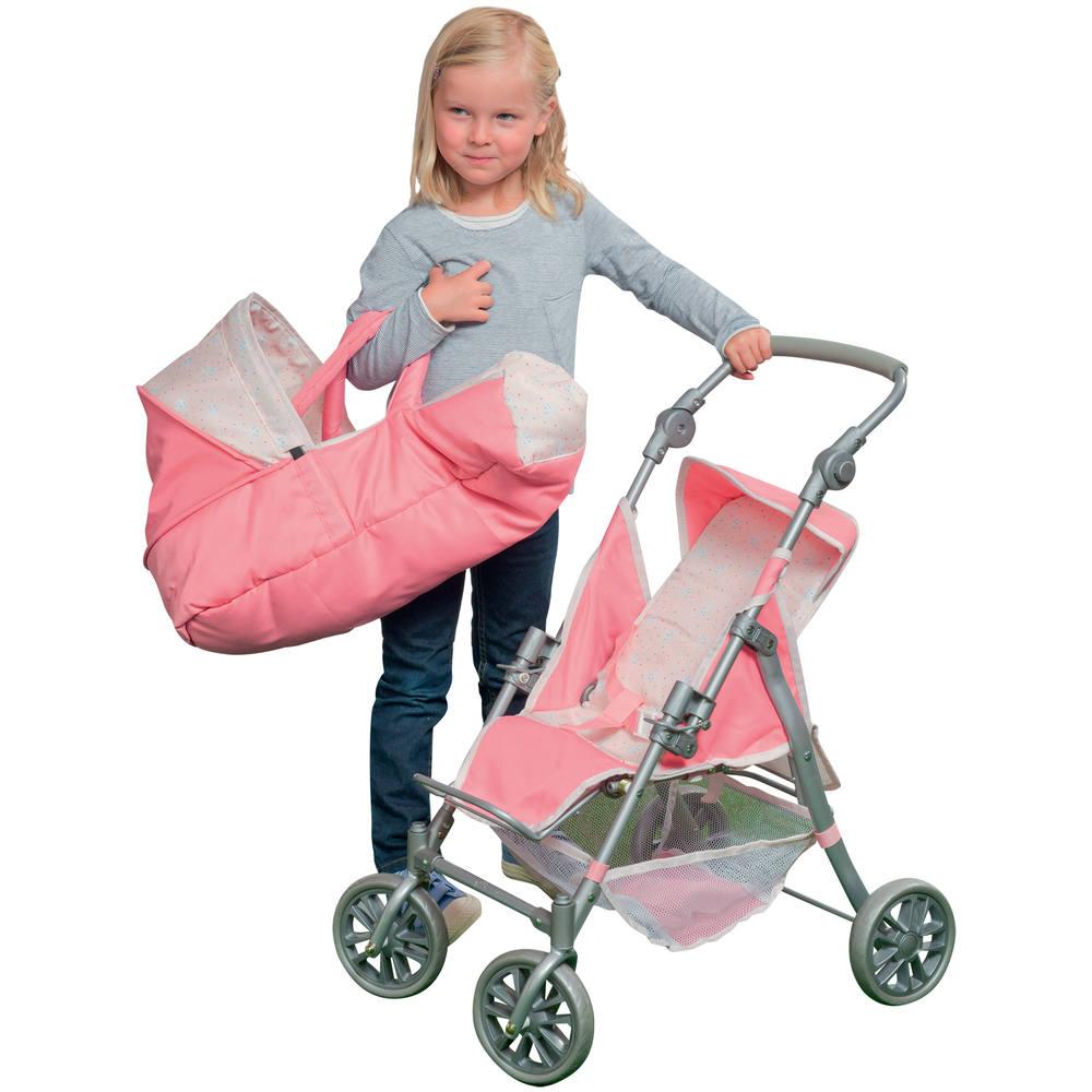 Landau classique cerise et capucine Outlet