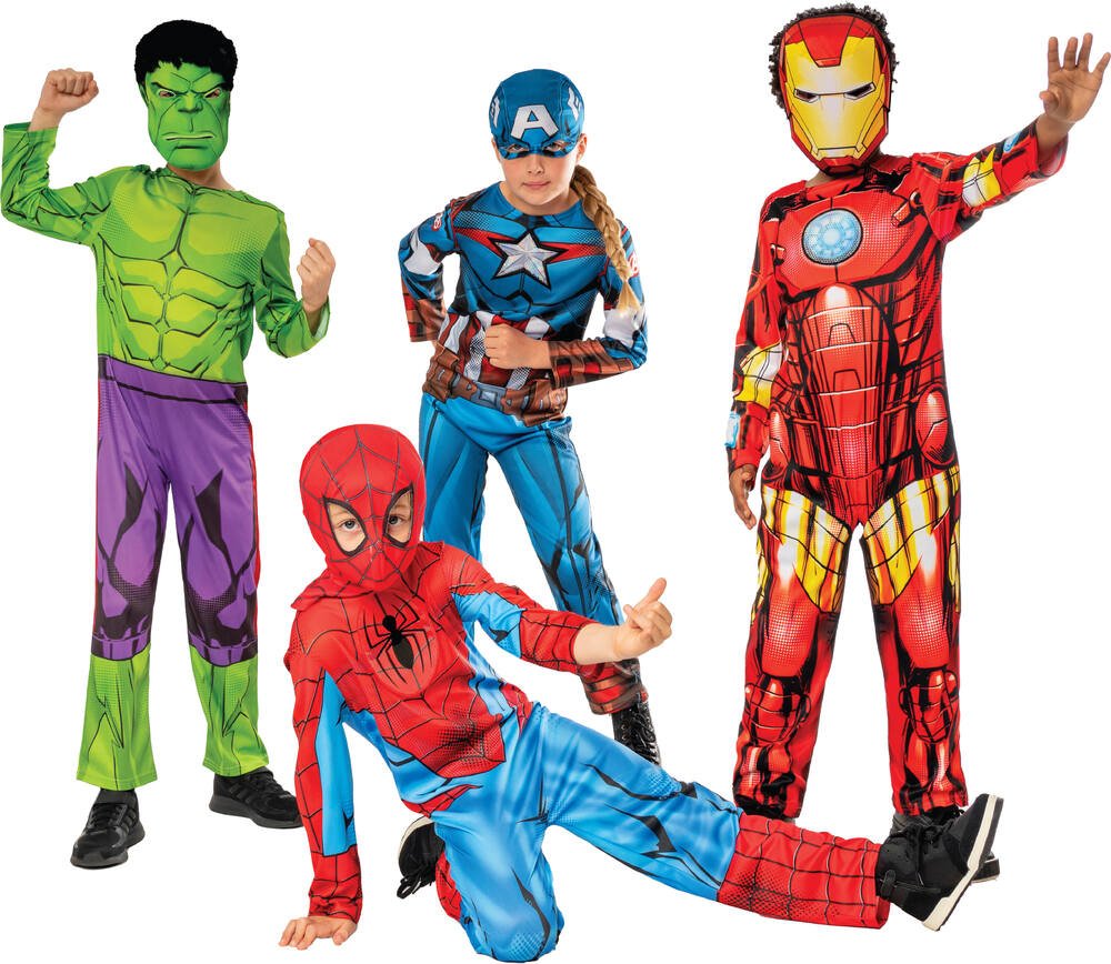 Déguisement Captain Marvel - Taille M - Déguisements pour Enfant - Se  déguiser et se maquiller - Fêtes et anniversaires