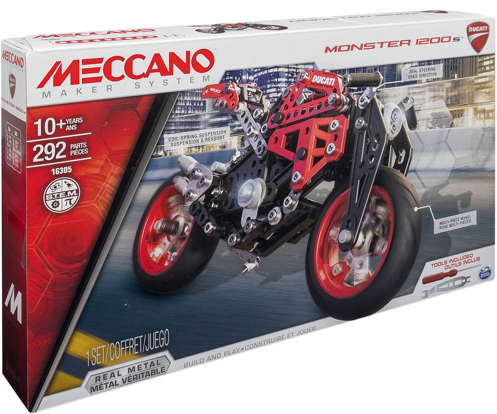 Meccano -ducati - moto monster 1200s, jeux de constructions & maquettes
