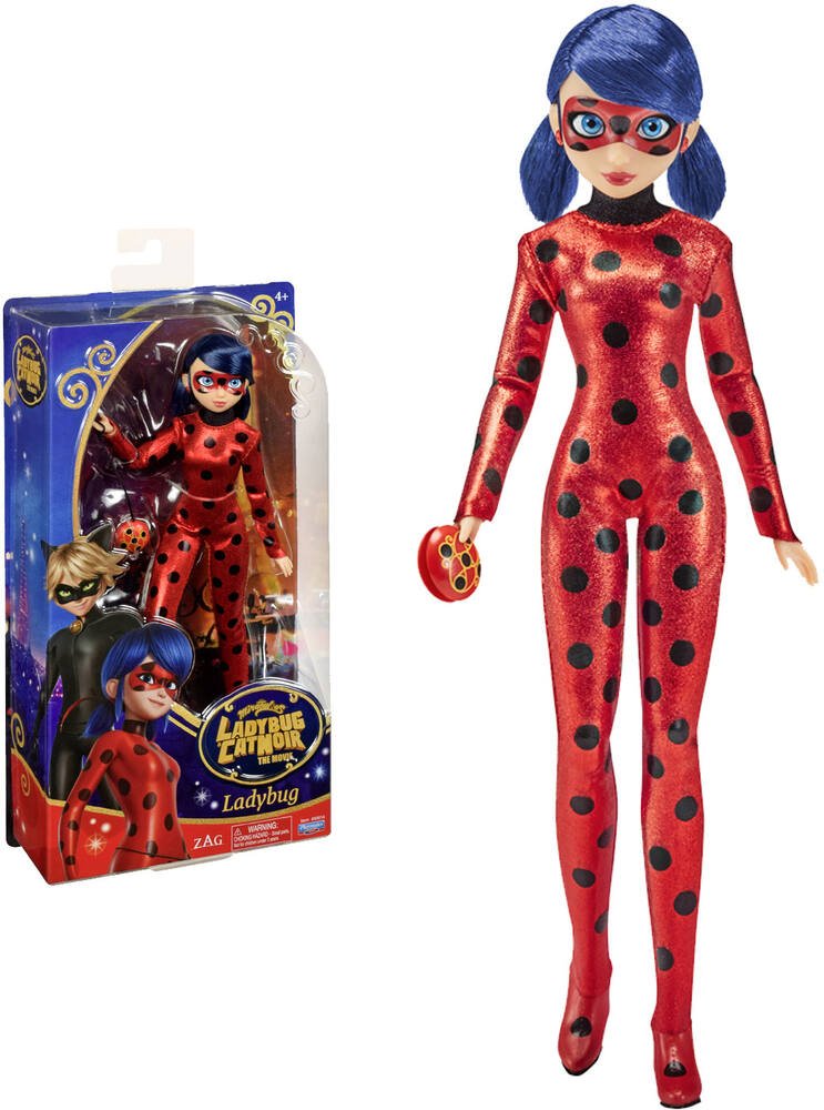 Bandai Miraculous Ladybug - Mini-poupée 12 Cm : Chat Noir Et Son