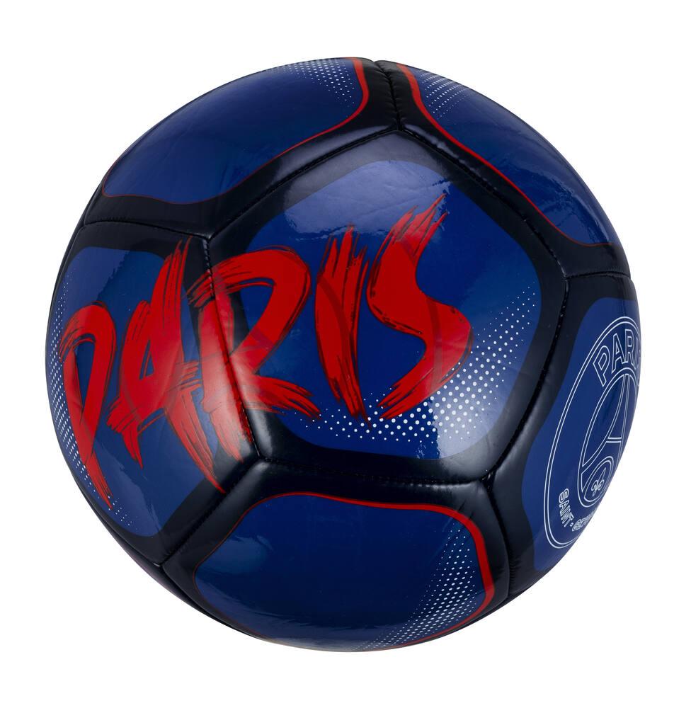Ballon De Foot PSG Prisme Taille 5 - Officiel - Bleu/Rouge - Neuf