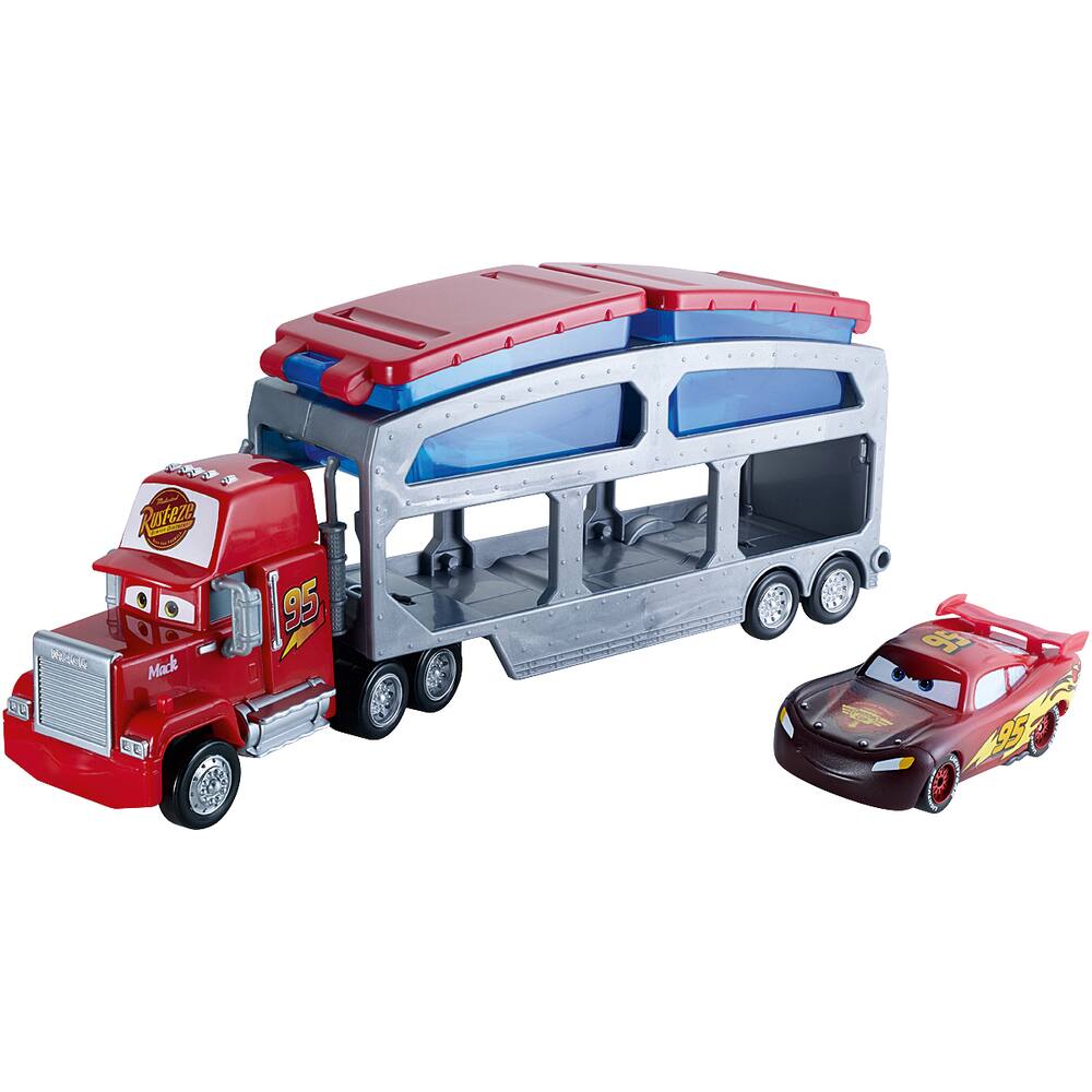 Cars Disney Pixar - Mack Color Changers - Camion Petites voitures - 4 ans  et + - Mini véhicules et circuits - Jeux d'imagination