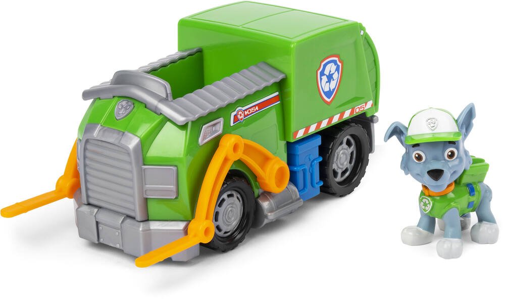Camion et figurine Rocky big truck pups PAW PATROL : la boîte à Prix  Carrefour